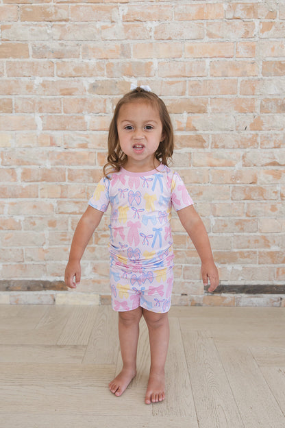 Madelyn - Short Set Blush Lotus