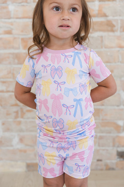 Madelyn - Short Set Blush Lotus