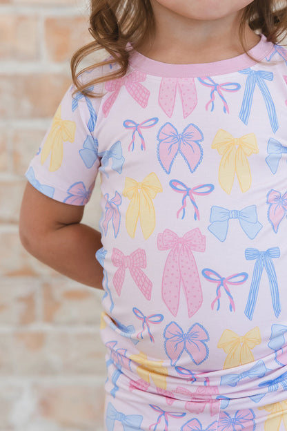 Madelyn - Short Set Blush Lotus