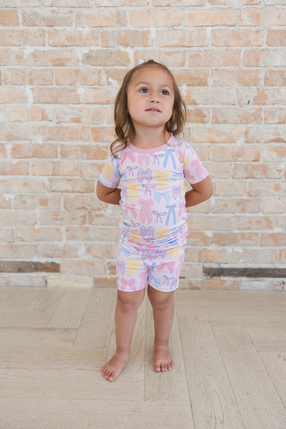Madelyn - Short Set Blush Lotus