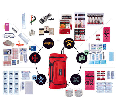Completely Prepared Emergency Kit quakekits.com