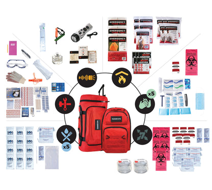 Completely Prepared Emergency Kit quakekits.com