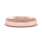 Stepped Edge Comfort Fit Flat Mens Band Fascinating Diamonds