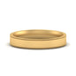 Stepped Edge Comfort Fit Flat Mens Band Fascinating Diamonds