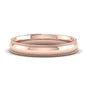Comfort Fit Wedding Band Milgrain Edge Fascinating Diamonds