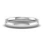 Comfort Fit Wedding Band Milgrain Edge Fascinating Diamonds