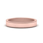 Flat Milgrain Mens Wedding Band Fascinating Diamonds