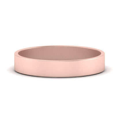 5 mm Flat Gold Wedding Band Fascinating Diamonds