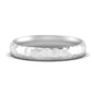 Mens Hammered Comfort Fit Wedding Band Fascinating Diamonds