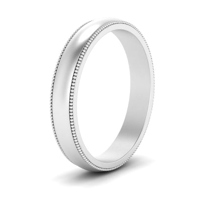 Milgrain Matte Finish Mens Band Fascinating Diamonds