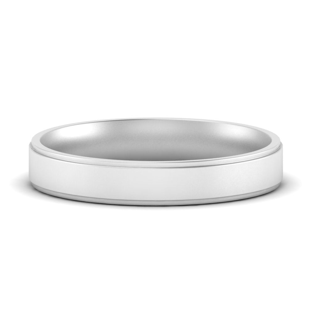 Steps Edge Comfort Fit Mens Band Fascinating Diamonds