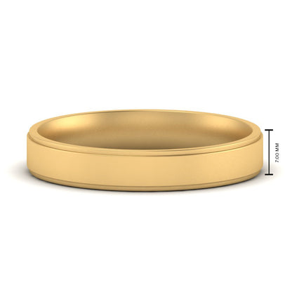 Steps Edge Comfort Fit Mens Band Fascinating Diamonds