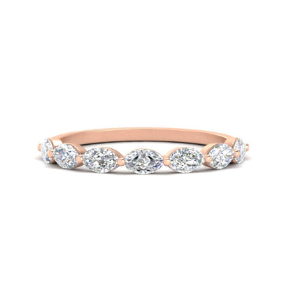 7 Stone Marquise East West 1 Carat Band Fascinating Diamonds