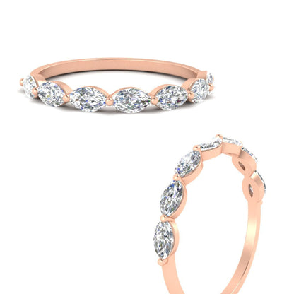 7 Stone Marquise East West 1 Carat Band Fascinating Diamonds