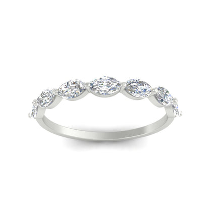 7 Stone Marquise East West 1 Carat Band Fascinating Diamonds