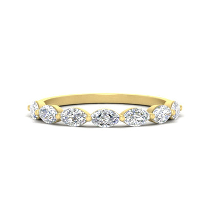 7 Stone Marquise East West 1 Carat Band Fascinating Diamonds