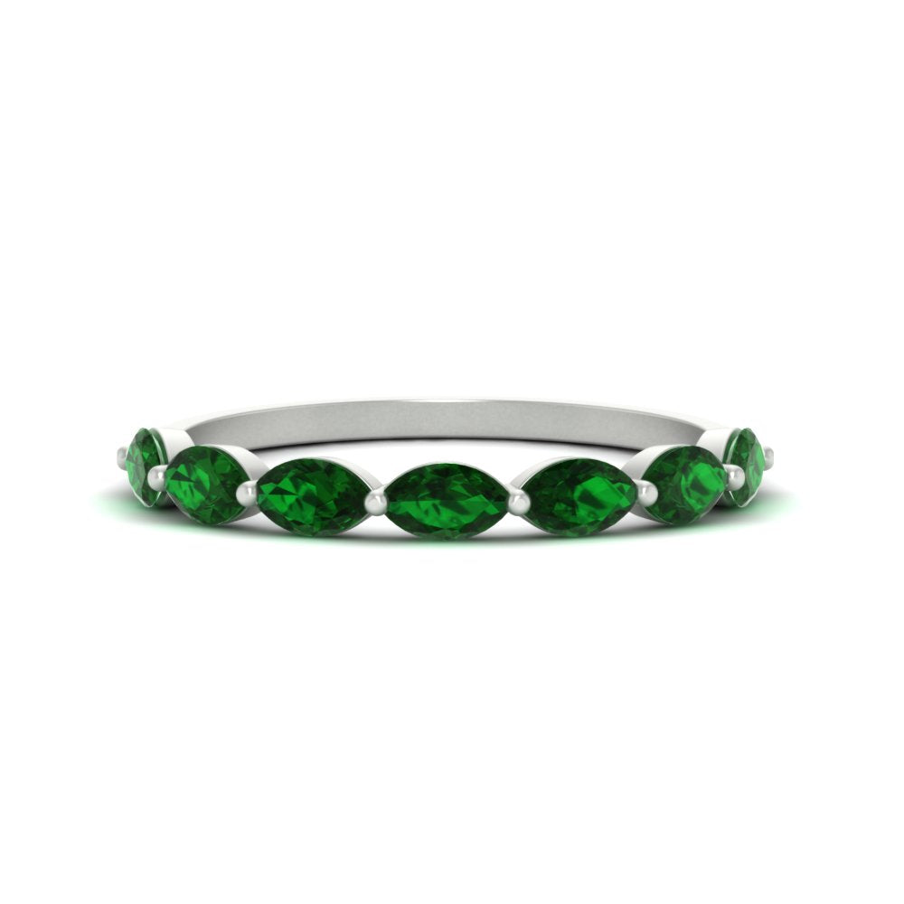 7 Stone Marquise East West 1 Carat Band Fascinating Diamonds