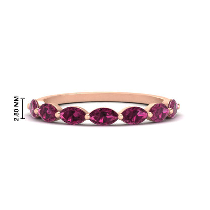 7 Stone Marquise East West 1 Carat Band Fascinating Diamonds