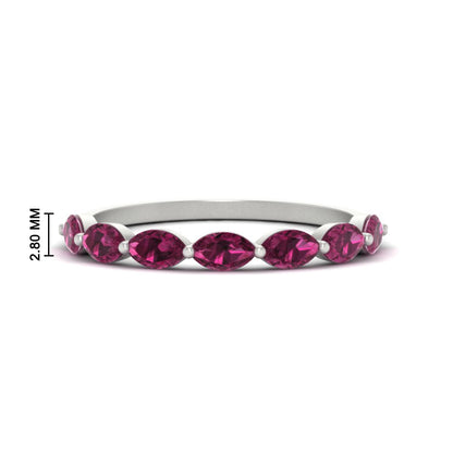 7 Stone Marquise East West 1 Carat Band Fascinating Diamonds