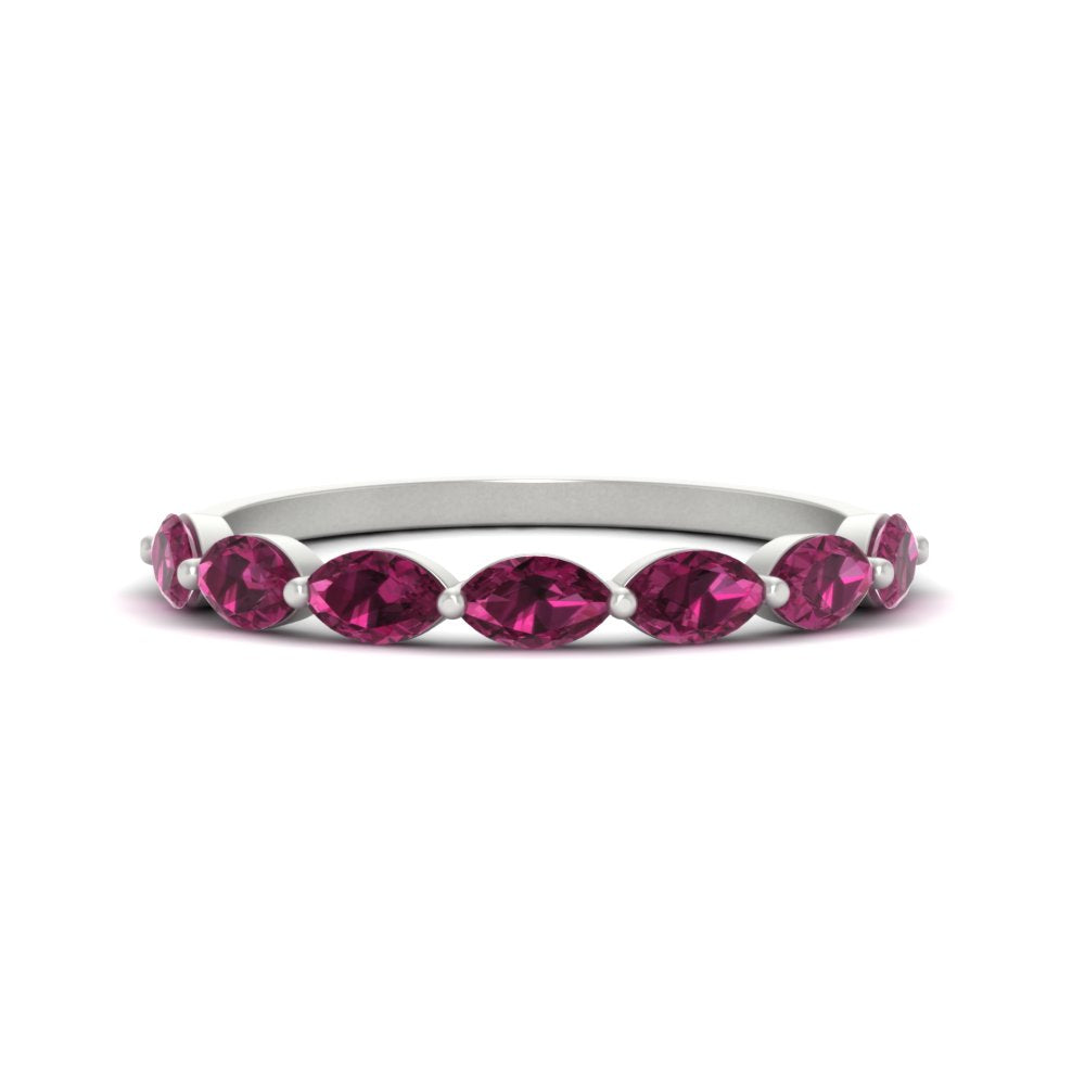 7 Stone Marquise East West 1 Carat Band Fascinating Diamonds