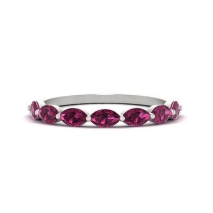 7 Stone Marquise East West 1 Carat Band Fascinating Diamonds
