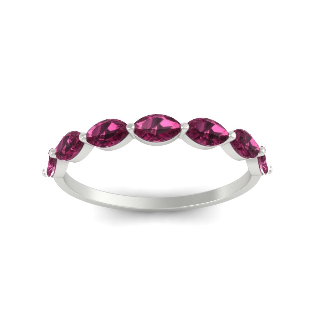 7 Stone Marquise East West 1 Carat Band Fascinating Diamonds