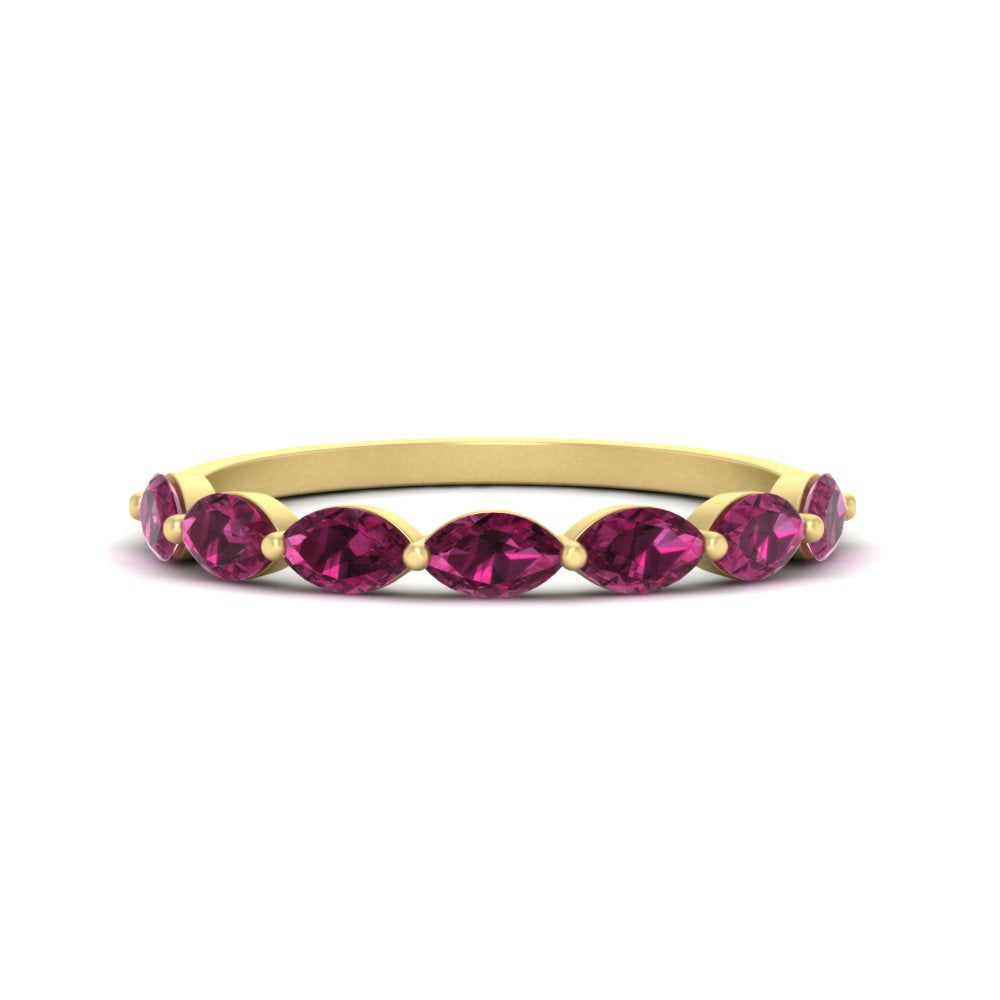 7 Stone Marquise East West 1 Carat Band Fascinating Diamonds