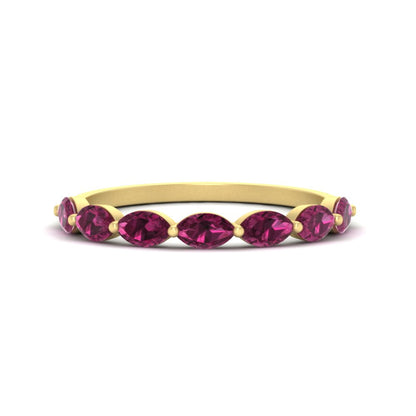 7 Stone Marquise East West 1 Carat Band Fascinating Diamonds