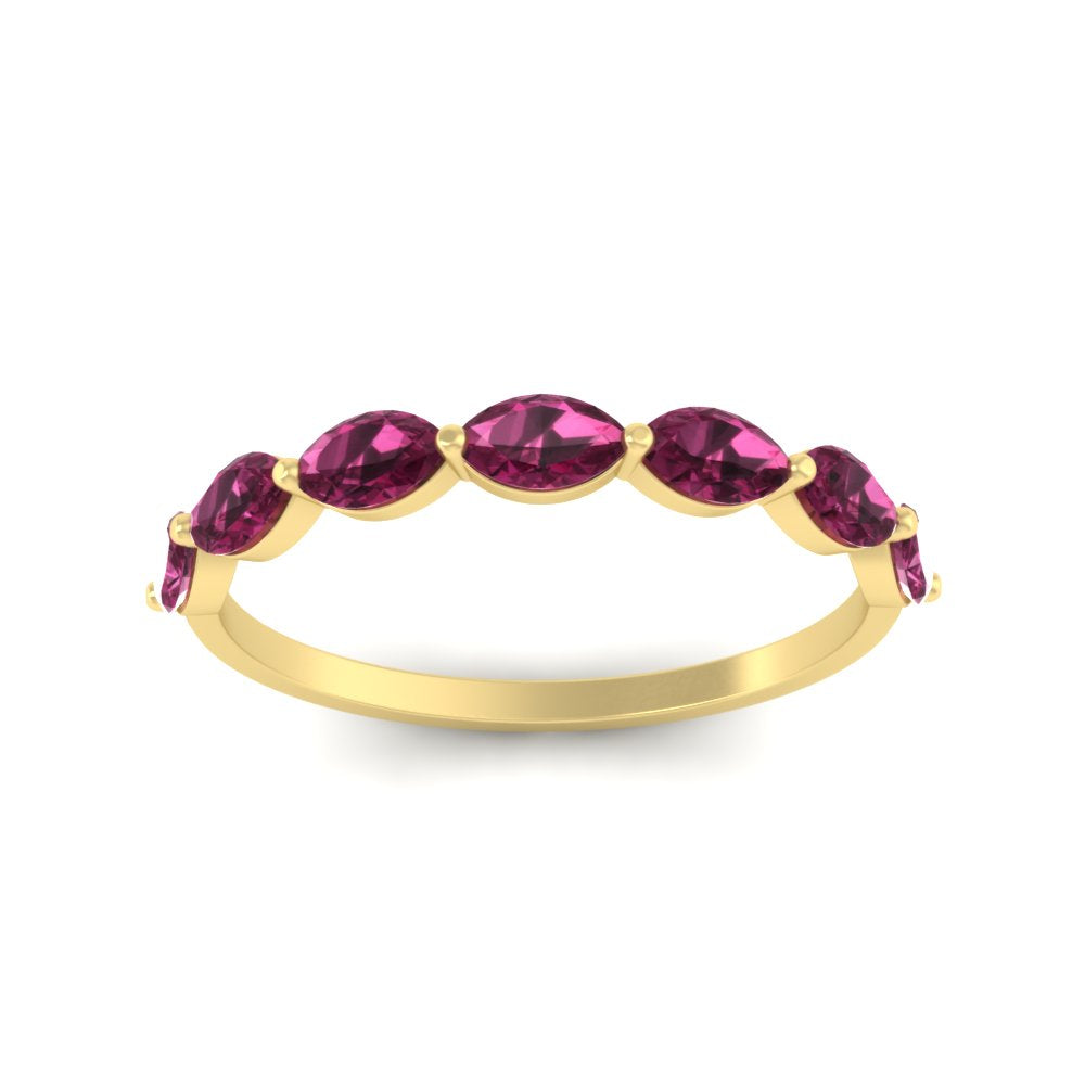 7 Stone Marquise East West 1 Carat Band Fascinating Diamonds