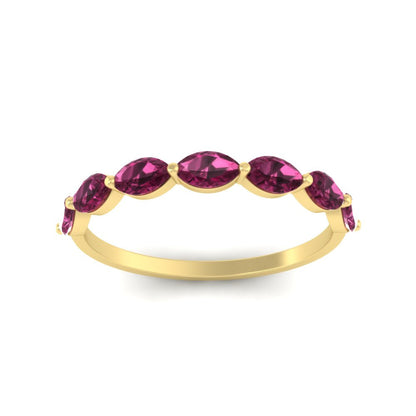 7 Stone Marquise East West 1 Carat Band Fascinating Diamonds