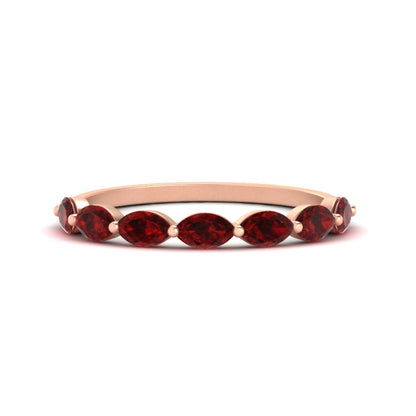 7 Stone Marquise East West 1 Carat Band Fascinating Diamonds