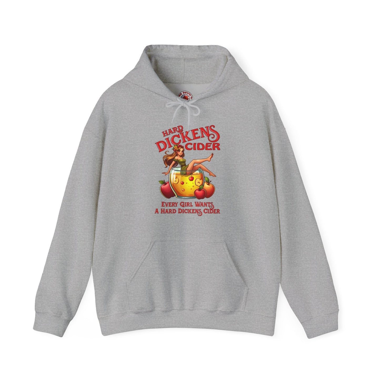 Hard Dickens Cider Hooded Sweatshirt The Devil's Pickle