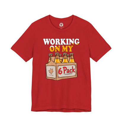 Working On My 6 Pack T-Shirt The Devil's Pickle