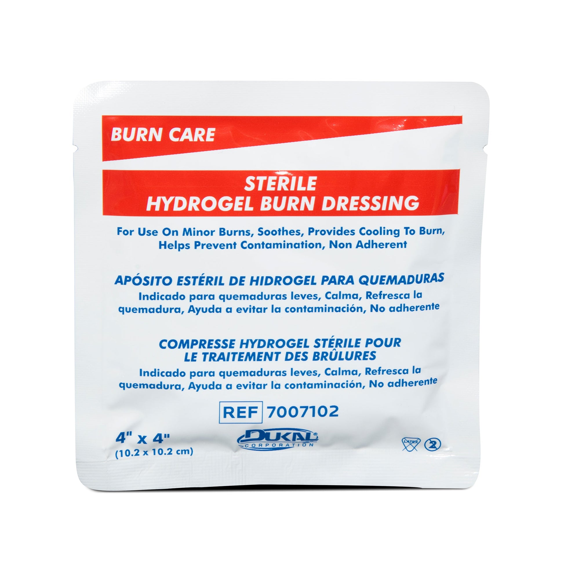 Sterile Burn Dressing 4" x 4", Dukal, 7007102 quakekits.com