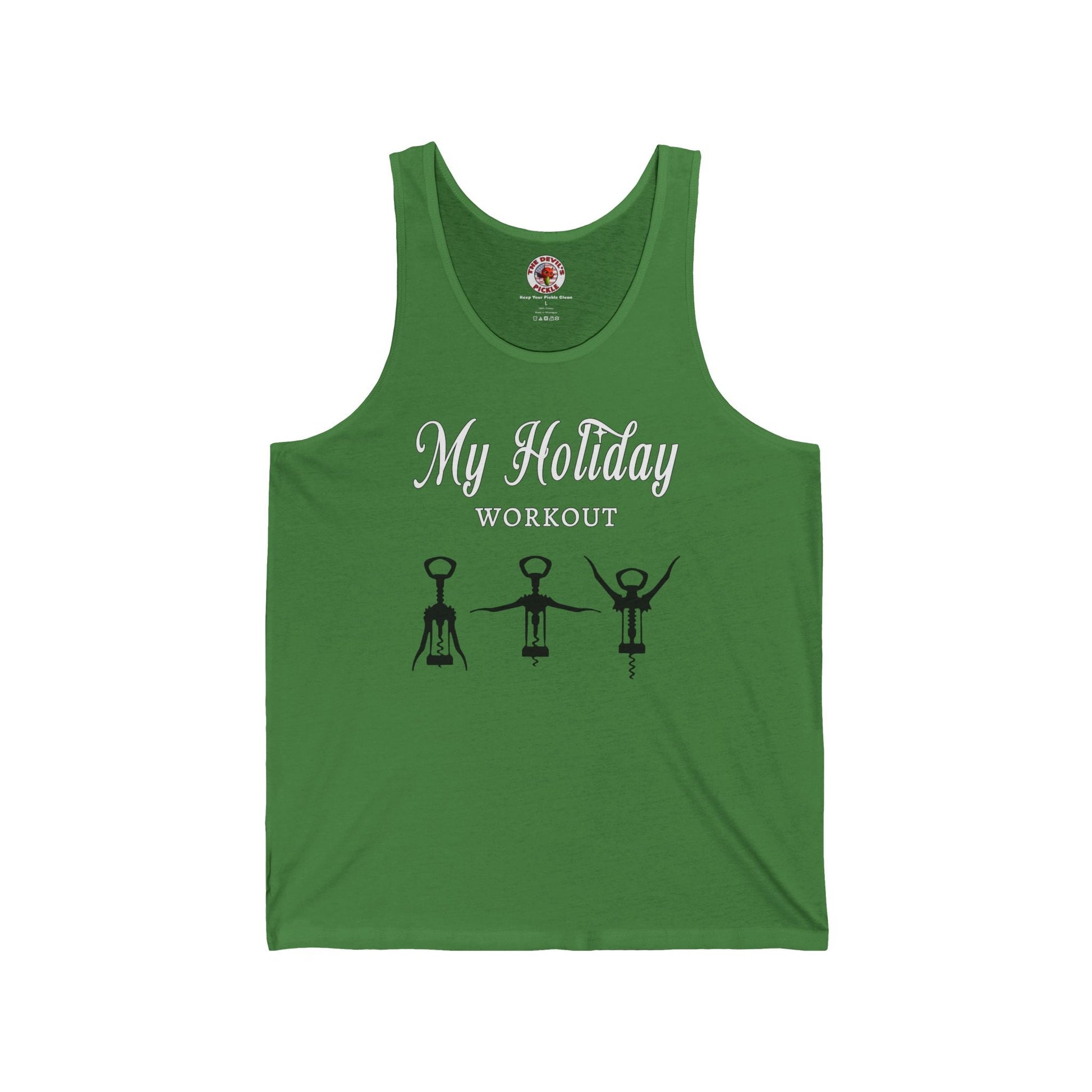 My Holiday Workout Tank Top The Devil's Pickle