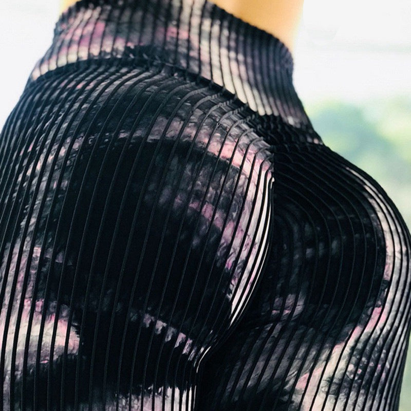 Printed High-Waist Leggings – Stretchy & Stylish Workout Wear FitiqueFit