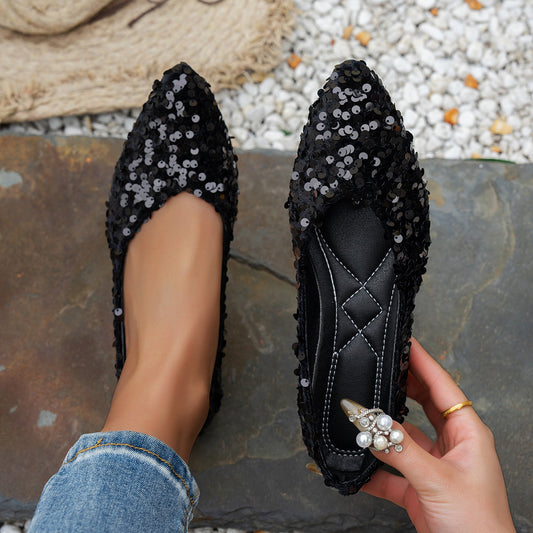 Women’s Pointed-Toe Flat Casual Shoes – Stylish Everyday Sneakers FitiqueFit