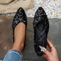 Women’s Pointed-Toe Flat Casual Shoes – Stylish Everyday Sneakers FitiqueFit