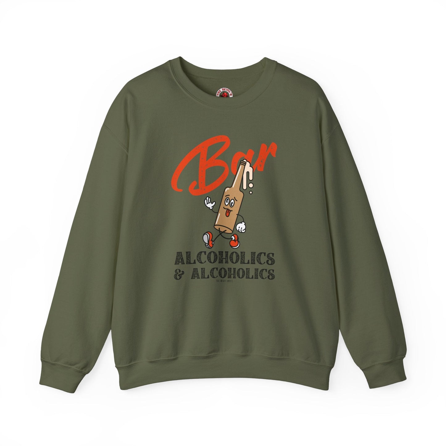 Bar Alcoholics & Alcoholics Crewneck Sweatshirt The Devil's Pickle