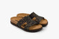 Liora II by LEON- Women’s Leather Sandal- Shimmering Slide Sandals with Glitter Effect LEON Footwear USA