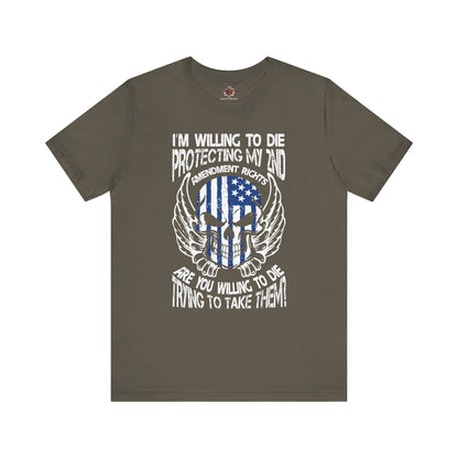 Protecting My 2nd Amendment Rights T-Shirt The Devil's Pickle