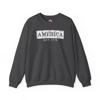 America Est. 1776 Crewneck Sweatshirt The Devil's Pickle