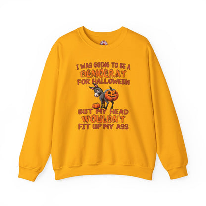 Democrat for Halloween Crewneck Sweatshirt The Devil's Pickle