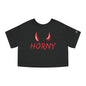 Horny Cropped T-Shirt The Devil's Pickle