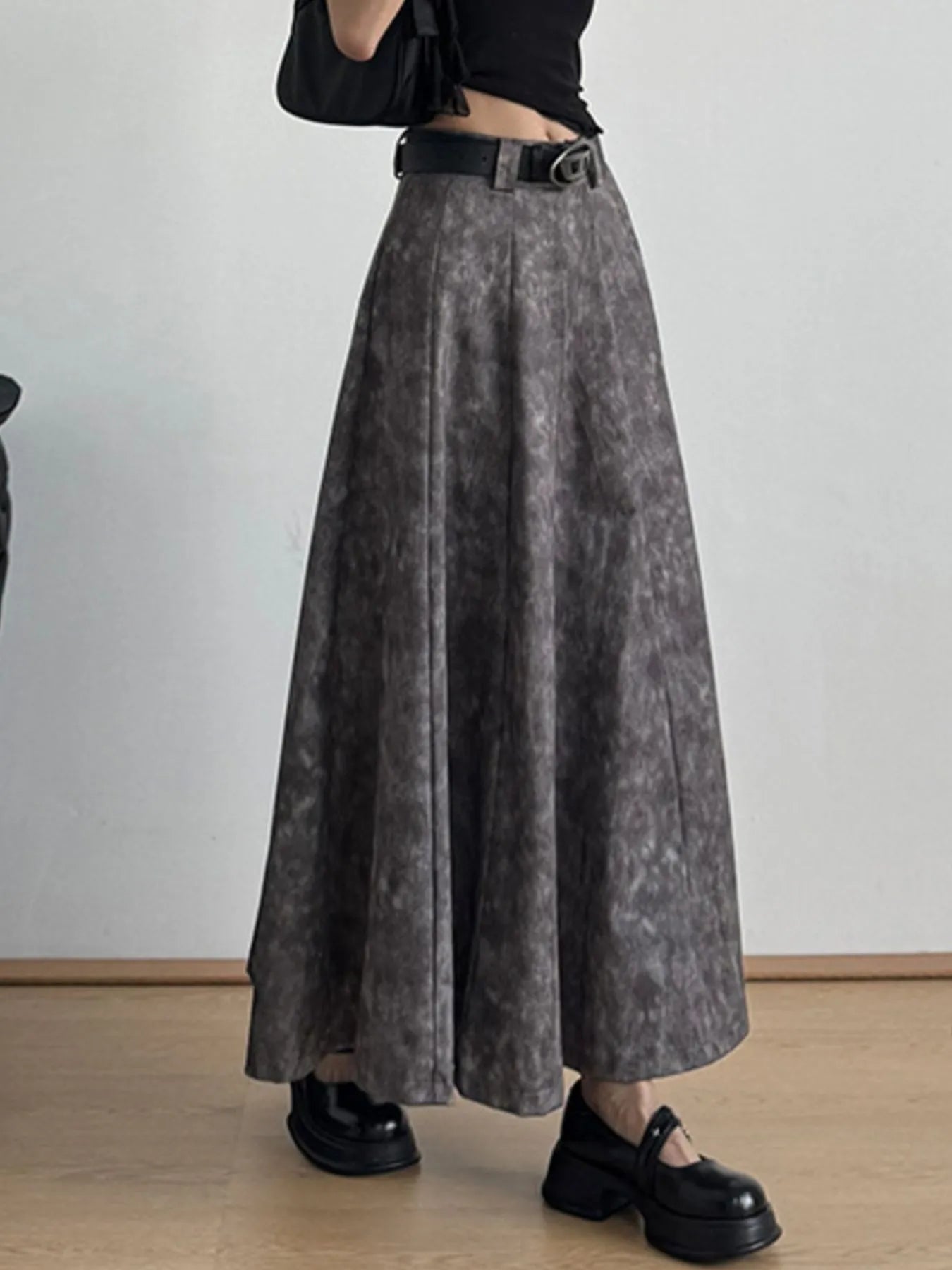 A-Line Maxi Skirt See size chart under “more details” The Fashion Celestial