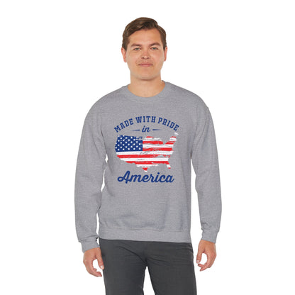 Made With Pride In America Crewneck Sweatshirt The Devil's Pickle