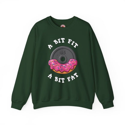 A Bit Fit, A Bit Fat Crewneck Sweatshirt The Devil's Pickle
