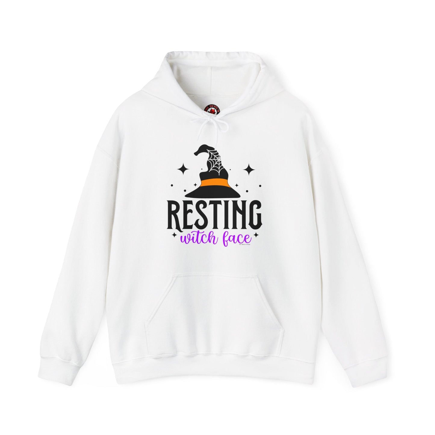 Resting Witch Face Hooded Sweatshirt The Devil's Pickle
