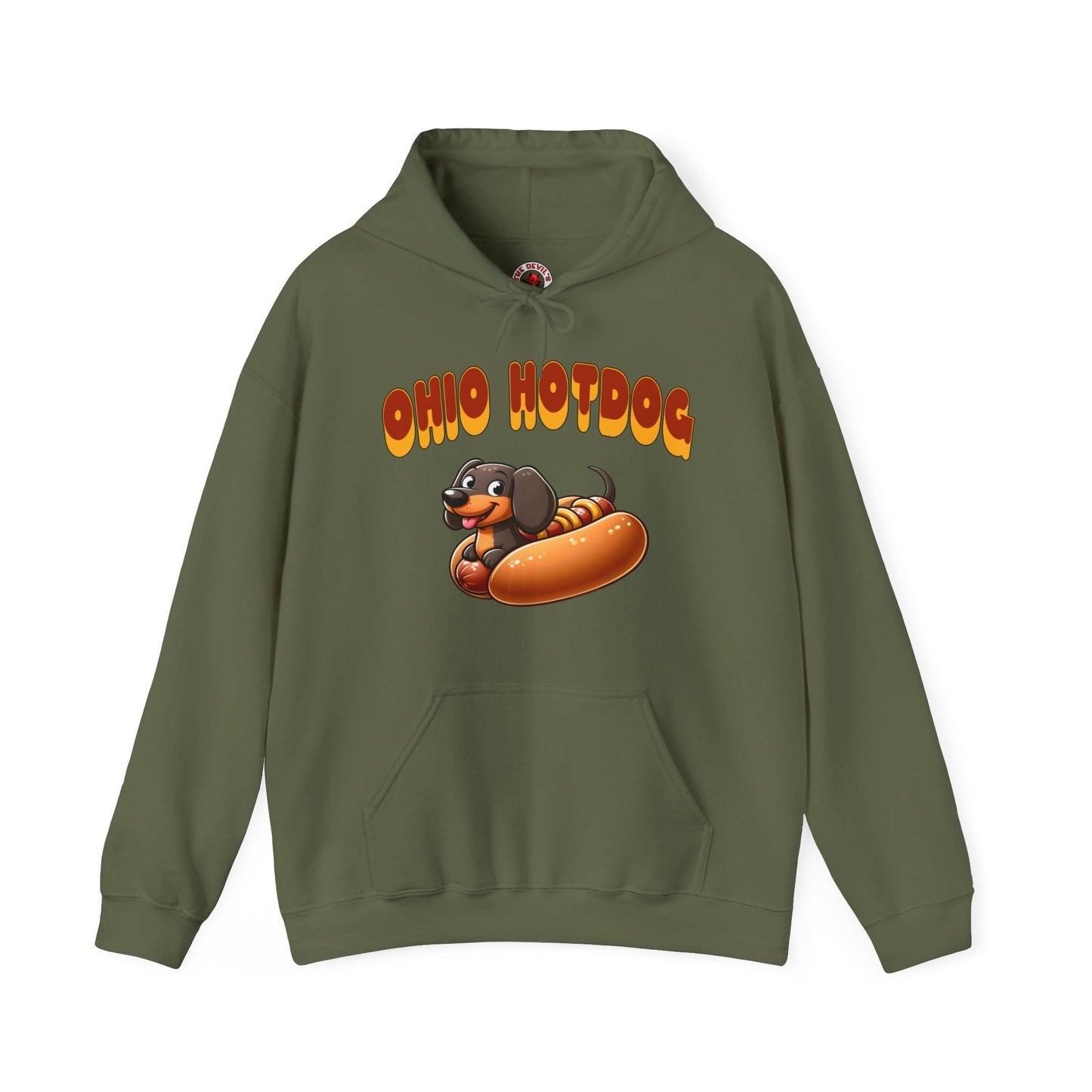 Ohio Hotdog Hooded Sweatshirt The Devil's Pickle