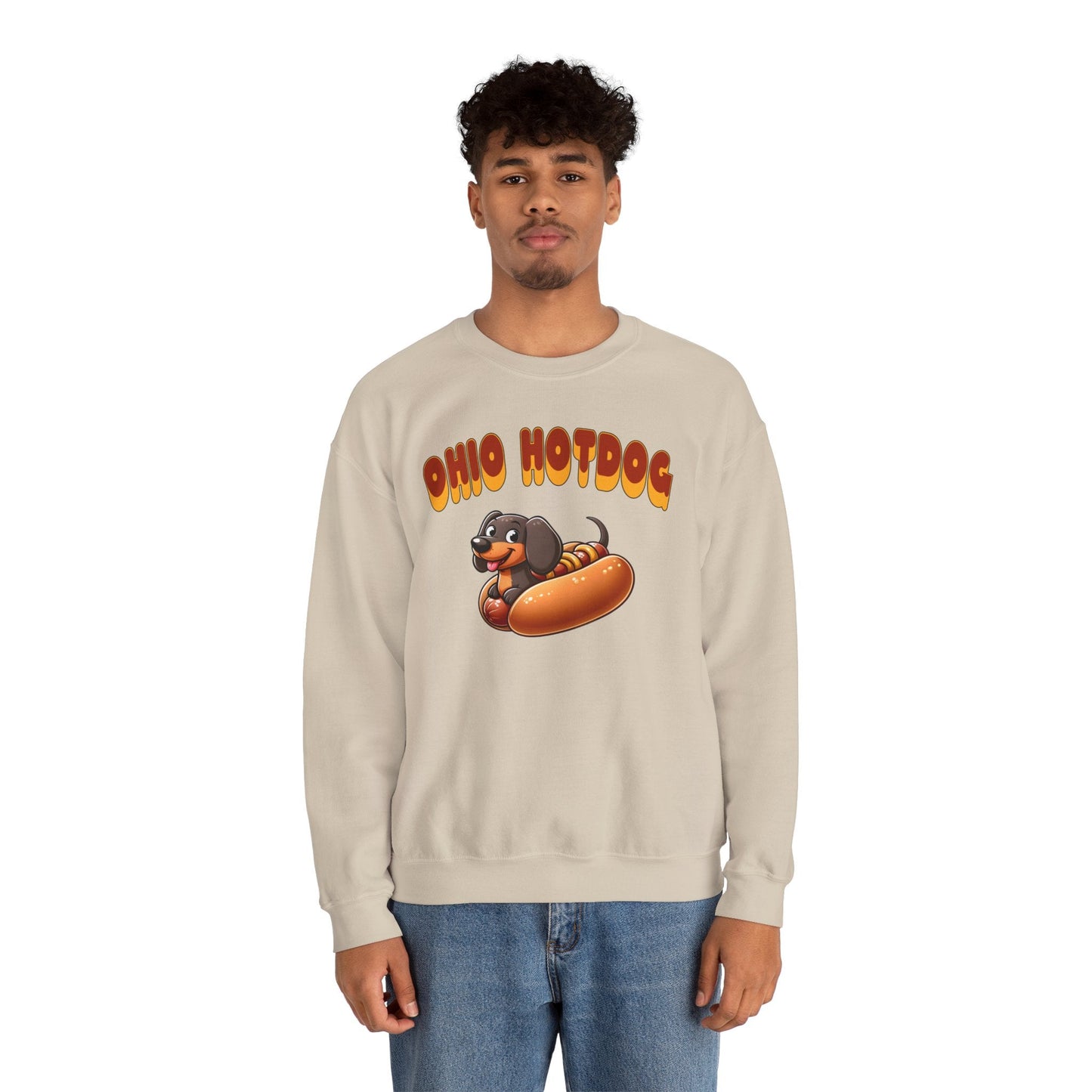 Ohio Hotdog Crewneck Sweatshirt The Devil's Pickle